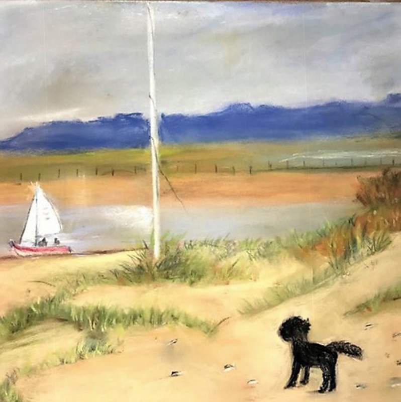 Camber Sands by artist Georgia Neame